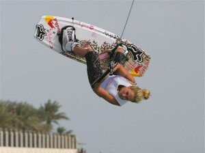Dallas Friday (USA) in action at the World Cup Stop in Doha, Qatar last year