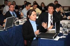 World Cup Star Ageliki Andriopoulou GRE makes a point at the Congress