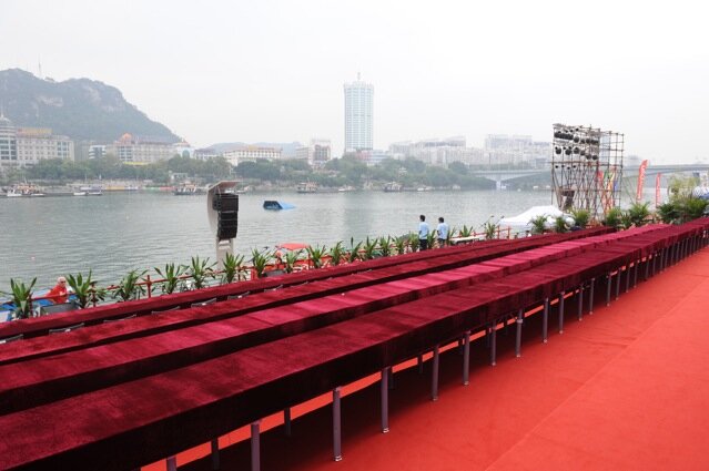 Liuzhou World Cup VIP Viewing Area final touches today