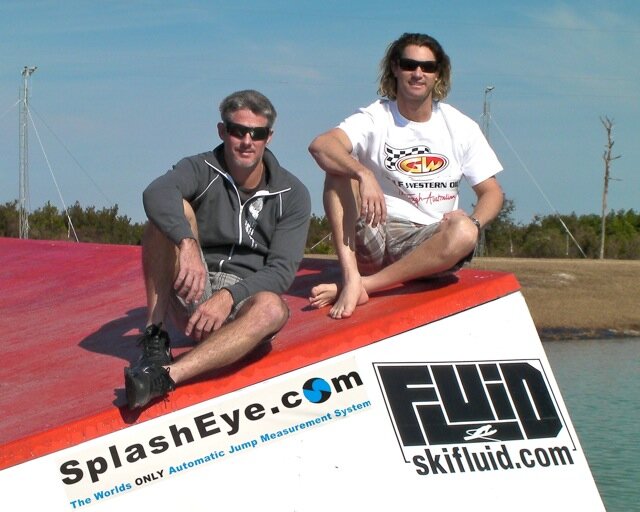 Scot Ellis & Kiwi at Fluid Ski & Sports last month